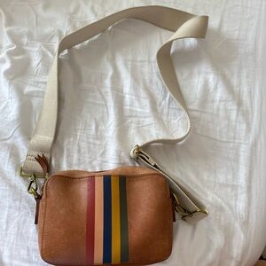 Madewell leather transport camera bag